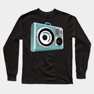 a radio with avenged sevenfold sticker Long Sleeve T-Shirt